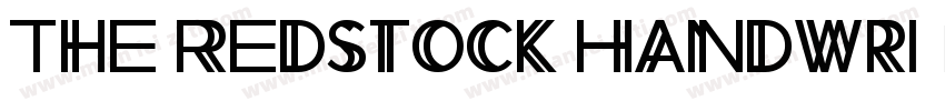 The Redstock Handwri字体转换